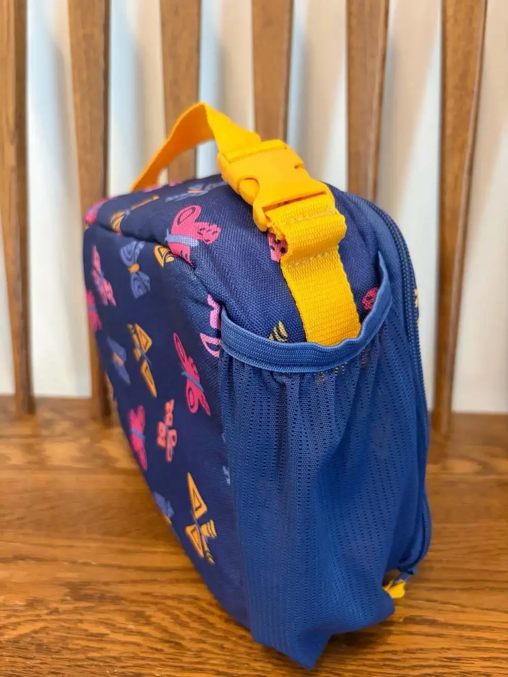 Cat & Jack Blue Butterfly Print Insulated Lunch Box Bag